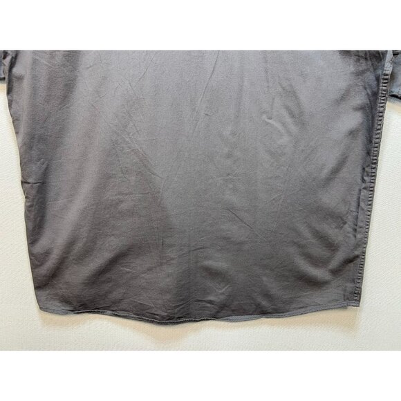Wrangler Men’s Button Up Shirt Comfort Flex Size 2XT Gray Short Sleeve Pockets - Picture 11 of 11